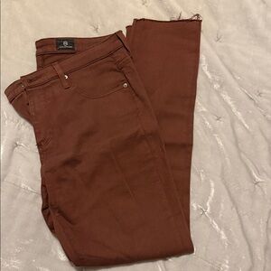AG Adriano Goldschmied Women's Skinny Jeans in Rich Brown